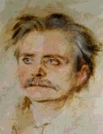 Grieg (1884) by Franz von Lenbach, Troldhaugen Museum