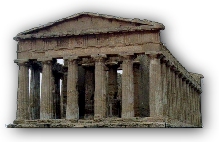 The parthenon in Athens, Greece