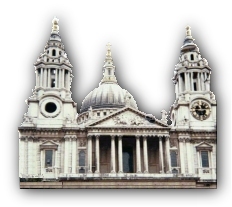 St. Paul Cathedral in London by Wren