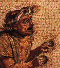 Musicians (c. 3rd century) Dioscourides of Samos, Mosaic from Villa of Cicero at Pompeii, National Museum - Naples