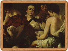The musicians (1600) Michelangelo Merisi da Caravaggio, Metropolitan Museum of Art, New York
