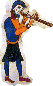 A 12th century musician, National Portrait Gallery, London
