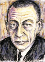 Rachmaninoff by Angel Peterchev, Copyright 2001