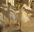 The Rehearsal (1873-78) Edgar Degas, Fogg Art Museum, Harvard University, Cambridge, MA